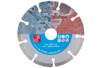 Slika Rezna ploča dijamantska segment Ø125 x 2 x 22.2 mm DIAMANT 79.218 / 21112